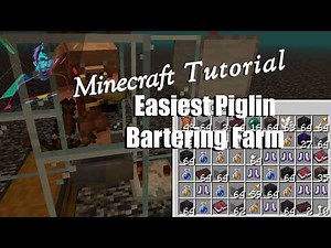 Piglin Bartering Farm in Minecraft 1.21.9+ | Minecraft Tutorial