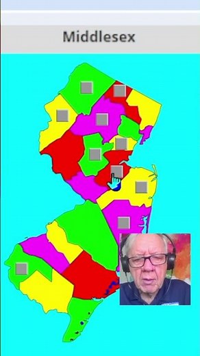 Learn the Counties of New Jersey! #Newjersey #states #usstates #geography #clickandlearn