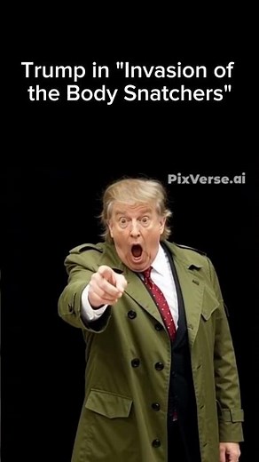 Trump in "Invasion of the Body Snatchers" (2025)