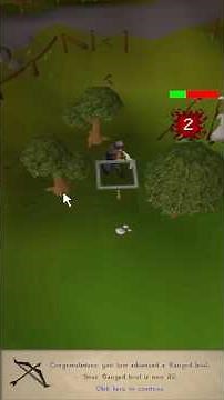 Gaining Ranged Levels #oldschoolrunescape #osrs #ironman #highlights 44