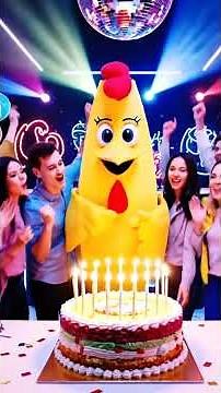 Chicken Banana & Friends Party – Cute Cartoon Network Dance Compilation 🎉🍌🐥