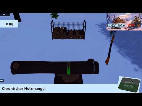 Snow Resort Simulator - 08 - Ordering wood, bartending and cleaning rooms