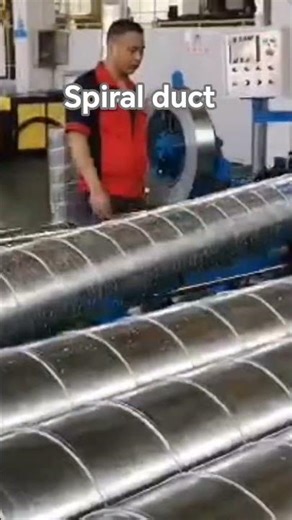 Spiral ducting works #kuyagbchannel #spiralducting