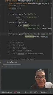 Usando String.format() y String.formatted()