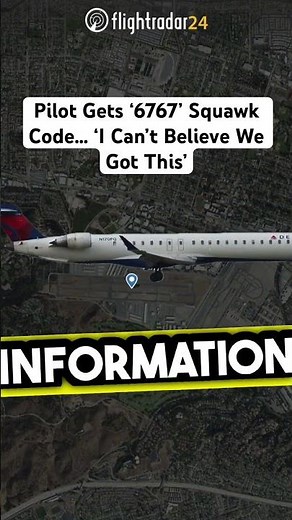 Pilot Gets ‘6767’ Squawk Code… ‘I Can’t Believe We Got This’