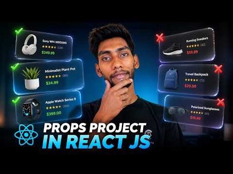 React Product Card Project | Build with Props | React JS Mini Project