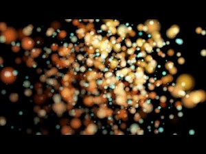 Free Golden Particles - Blurred Bokeh Particle Loop + Template