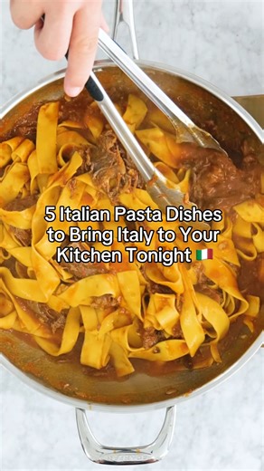 5 Italian Pasta Dishes to Bring Italy to Your Kitchen Tonight 🇮🇹🍝 No plane ticket, no reservation, just real ingredients, time, and a little love! If you want to cook something truly Italian tonight, start here: 🥩 Short Ribs Ragù: rich, slow cooked, and melt-in-your-mouth https://www.vincenzosplate.com/short-ribs-ragu/ 🥚 Carbonara: creamy without cream. Eggs, pecorino, guanciale. That’s it. https://www.vincenzosplate.com/spaghetti-alla-carbonara.../ 🥔 Potato Gnocchi: soft pillows of heaven