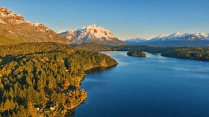 Aerial views of Argentina’s southern lakes