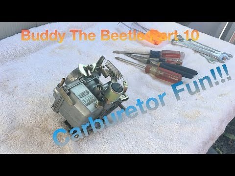 Buddy the Volkswagen Beetle 10 | 34 Pict-3 Carburetor cleaning