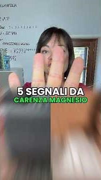 5 Segnali da Carenza di Magnesio!