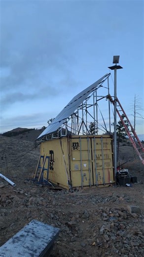 4kW Solar Array, 20' Cargo Container