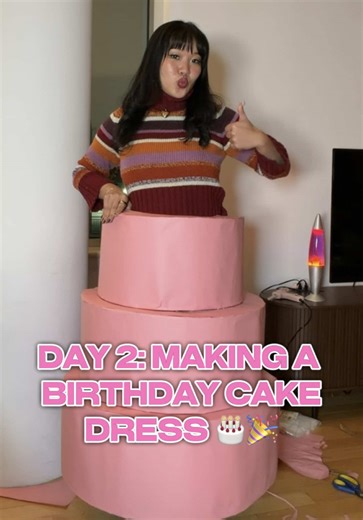 Making a Birthday Cake Dress for Joint Party