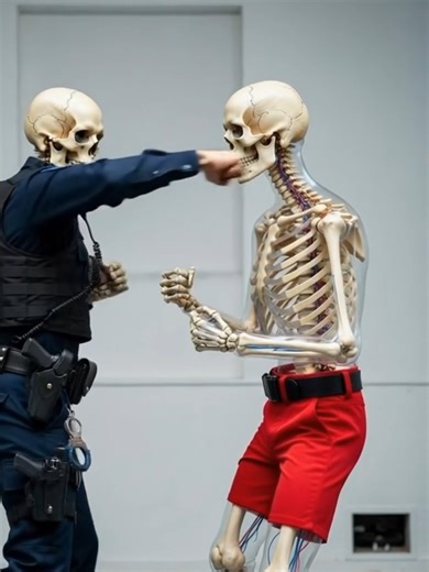 Cop VS Bodybuilder 😤 #military #bodybuilders