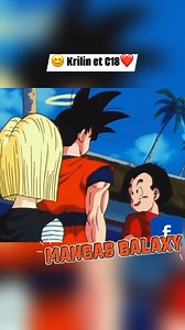 79K views · 4.5K reactions |  L’alchimie entre Krilin et C18❤️ #dbz #dbzmoments #krilin #c18 | Mangas Galaxy | Facebook