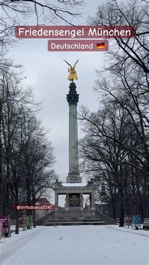 Friedensengel München Deutschland 🇩🇪 Januar 2026#hauptstadt#history#musik#shortvideo