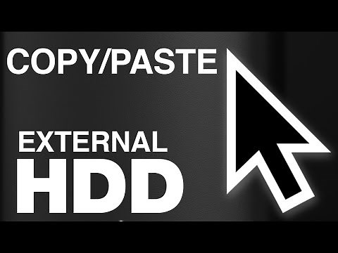 How to Copy/Paste Files folders to External Hard Drive on Mac