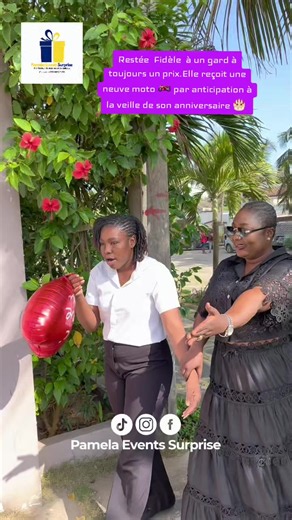 Surprise d'anniversaire : elle reçoit une moto neuve par anticipation