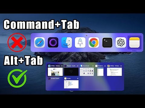Use Mac Alt+Tab to Switch & Restore Minimized Apps from the Dock Like Windows