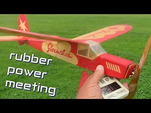 Rubber / CO2 powered Free Flight Meeting Switzerland 2021