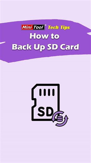 How to Back Up an SD Card?  This video offers two effective methods to do that, including using the copy & paste feature and running MiniTool ShadowMaker.✅ For more details, you can refer to this post: https://www.minitool.com/backup-tips/back-up-sd-card.html #backupdata #backupsolutions #SDCard | MiniTool | Facebook