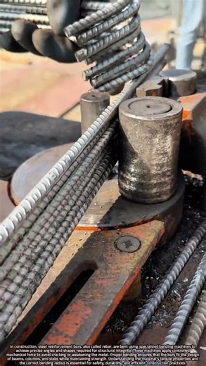 Precise Steel Rebar Bending Techniques Using Machines in Modern Construction Sites
