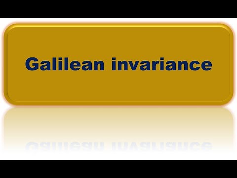 Galilean invariance (Theory of relativity) [English]