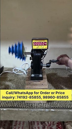 6 Digit Digital Counter Meter with Sensor for Coil Winding Machine | Kisan Engineering