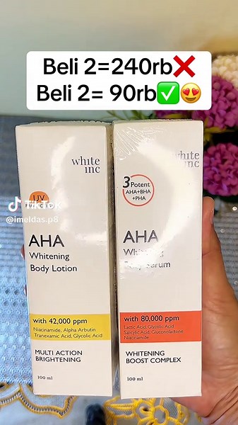 Yok yok di stok banyak2 guys sebelum harga normal kembali🔥🔥🫵 #whiteinc_id #mencerahkanseluruhbadan #kulitcerah #mencerahkankulit
