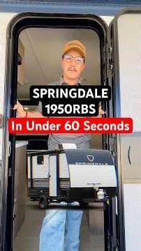 The Keystone Springdale 1950RBS in under 60 Seconds! #rvtour #rvlife #camping #keystonerv #rv