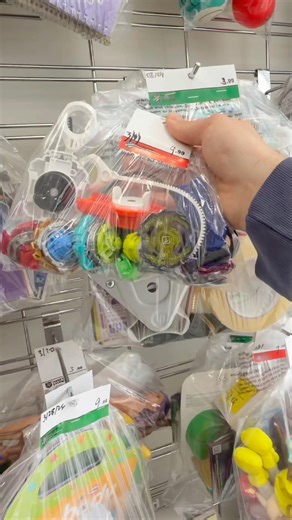 I found beyblades at the thrift store #toys #beyblade #thrift #shopping