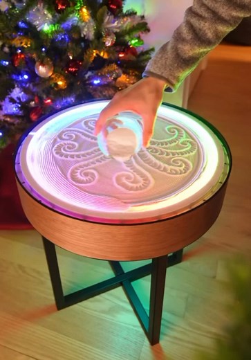 Hypnotic Sand Table Business Idea ⏳ A silent sculpture that draws endless patterns with sand using a hidden magnet and metal ball, turning motion into calming artwork for decor, mindfulness, and ASMR lovers #businessideas #sidehustle #enterpreneurlife #homedecorideas