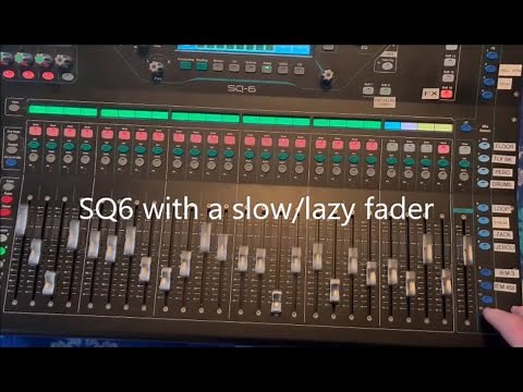 SQ-6 Fader Replacement and fix