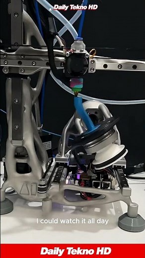 This 5-Axis 3D Printer is Hypnotic ✨ #5AxisPrinting