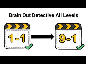 Brain Out Detective All Levels Walkthrough (Part 1) | No Commentary & No Music | Android Gameplay