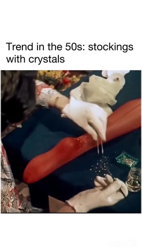 explaining the world in vintage on Instagram: "Trend in the 50s: stocking with crystals #explorepage #vintage #pen #modern #furniture #reels #vintage #vintagestyle #vintagefashion #clothes #furnituredesign #wholesome #beauty #wholesome #wholesomememes #fashion #fashionshow #viral #cars #commercial #hair #hairtutorial #couples #nostalgia"