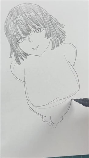 How to Draw Fubuki’s Body from One Punch Man! #onepunchman