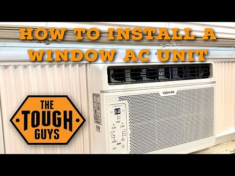 How to Install a Window AC Unit - Toshiba RAC-WK0612