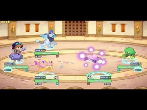 Cloud Gobbler and Keeper Face Saplette and Arbite in a Prodigy Duel