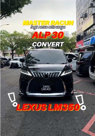 ALPHARD BOLEH CONVERT LEXUS ???! #masterracun #okbos #vellfirealphardspecialist #3maxcaraccsdnbhd #alphardconvertlexus