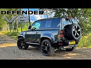 my LAND ROVER DEFENDER 90 V8 525HP | REVIEW on AUTOBAHN