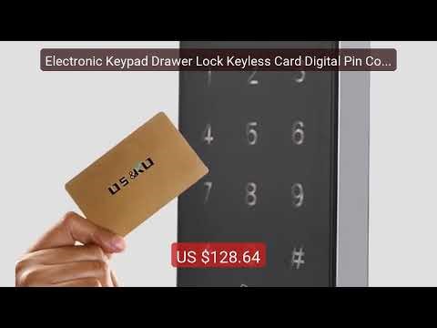 Electronic Keypad Drawer Lock Keyless Card Digital Pin Code... — Top Pick 2026 | Unbeatable Price!