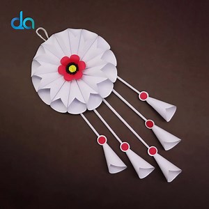 235K views · 12K reactions | Today, I am sharing paper flower wall hanging craft ideas. It's very easy and simple paper crafts for wall decoration. DIY room decor | DIY Crafts & Art | Facebook