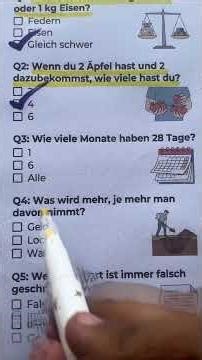 🧠 Logic Quiz – Only geniuses get 6/6! 🇩🇪🔥
