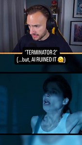 ‘TERMINATOR 2’…but, AI RUINED IT 🫠🤣 (Honestly, they just get creepier and creepier…) #terminator #ai #fyp #whattowatch #meme #arnie #arnold #schwarzenegger #t2 #90s YT: AI After Midnight | Adam Savage