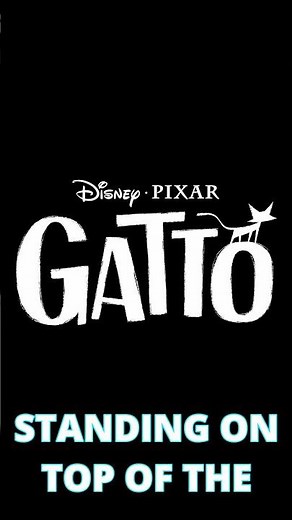 Pixar's Gatto🐈 gets new poster! #gattonero #gatto