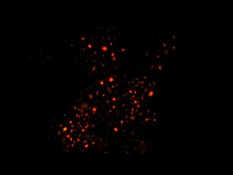 Fire Particles Overlay - Fire Background Effect Black Screen