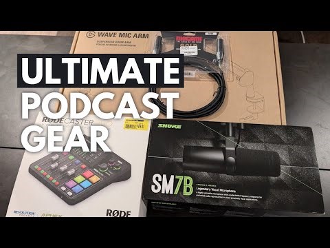 My Ultimate Podcast Gear Setup (Shure SM7B & RODECaster Duo)
