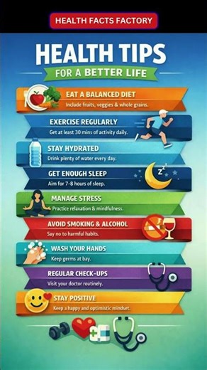 Health Tips for a Better Life | Simple Daily Habits for Wellness