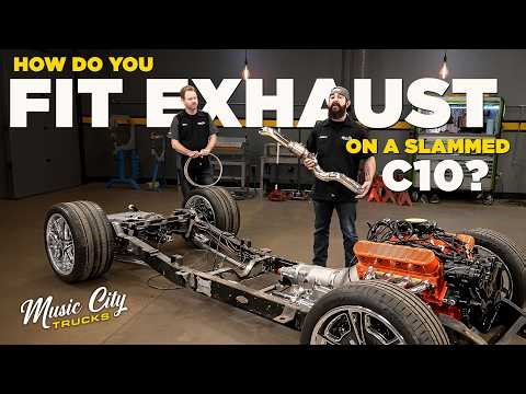 Slammed C10 Exhaust Secrets: Precision Cuts & Routing - Music City Trucks S6, E3